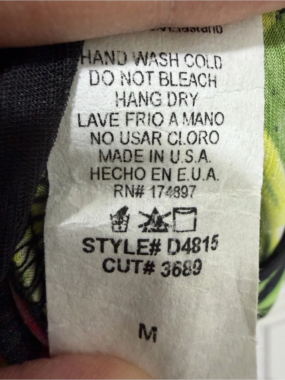 ☀️ a'gaci NWOT - Black Multi Tropical Slip Dress - Picture 4 of 6